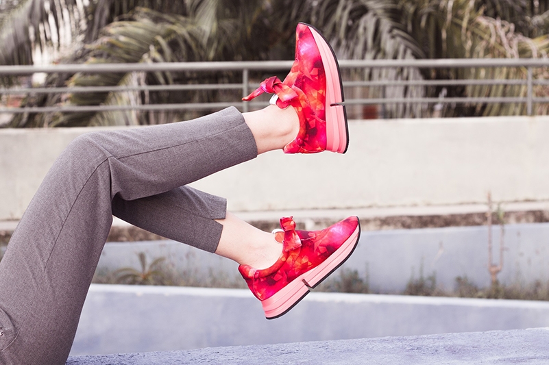 zapatillas rojas