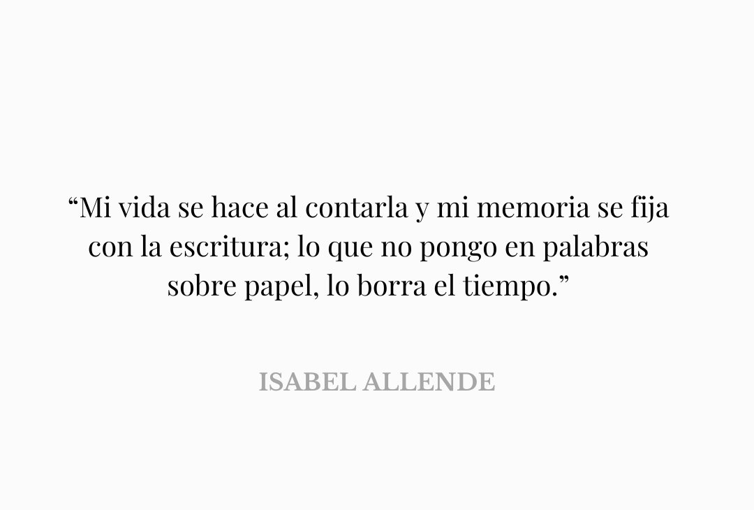 frase de Paula de Isabel Allende