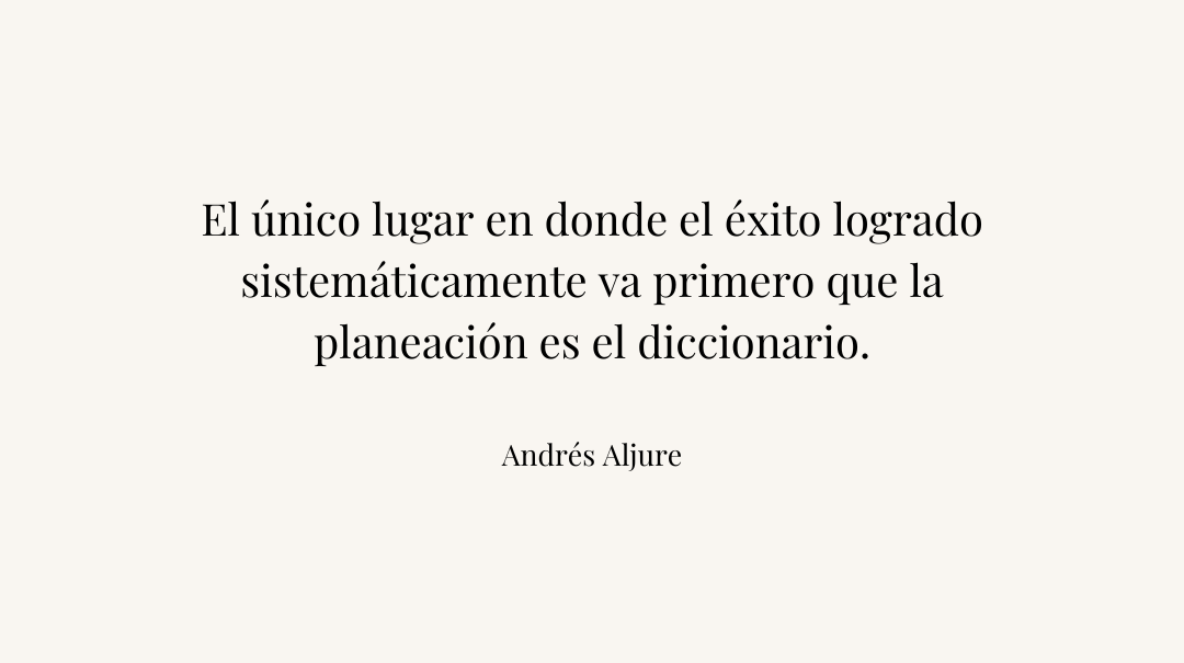 Más que una review del libro Plan estratégico de comunicación de Andrés Aljure, las lecciones que aprendí de él