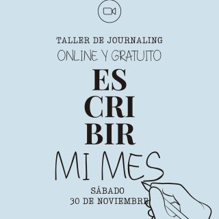 ✍️ Taller de journaling online #Escribirmimes, noviembre! 📆

Cada último día del mes hacemos esta sesión de escritura para entrenar o potenciar nuestra creatividad, hablar de cómo incluir hábitos creativos a nuestro día a día y así contribuir a través de ellos a esa mejor versión que queremos ser… y por supuesto, hacemos nuestras little victories del mes para cerrarlo.

¡Ya puedes inscribirte en la de este mes!

Si todavía te cuesta incluir la escritura en tu día a día, únete y lo hacemos juntis.

📆la cita es el sábado 30 de noviembre por Zoom
y ya está el link en la bio para inscribirte! 

PD: en caso de que no puedas estar, al día siguiente te llega la grabación de la clase.
 
Comenta “quiero escribir” y te envío el link directamente 

#journalingcommunity #tallerdejournaling